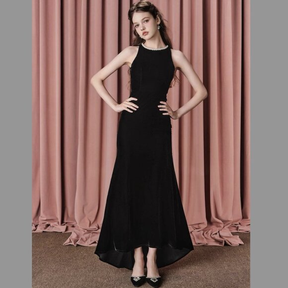 Dresses & Skirts - Formal High Low Hem Mermaid Maxi Dress